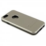 Wholesale Apple iPhone 5 5S Strong Armor Hybrid with Stand (Champagne Gold)